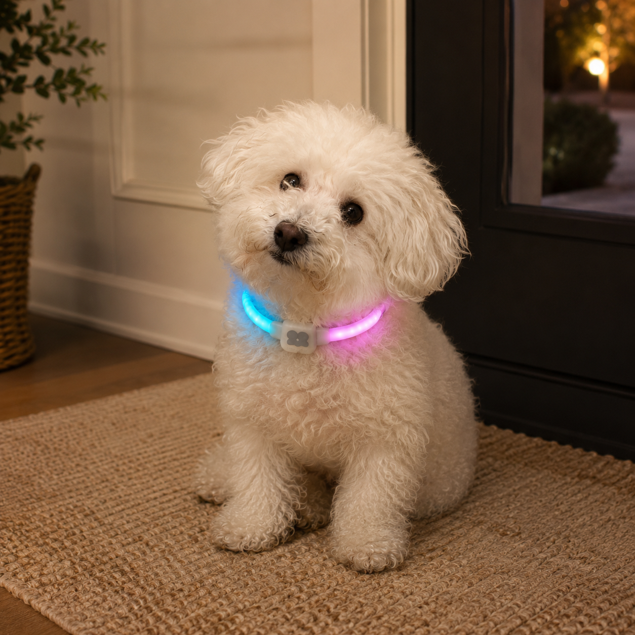 Moonlight LED Visibility Collar for Dogs